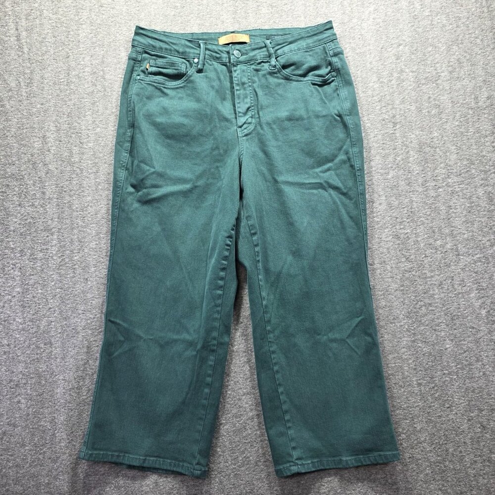 Judy Blue Teal Wide Leg Jeans